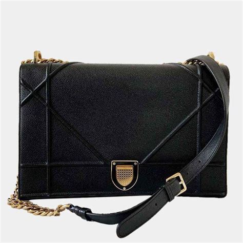 Small Diorama ultra black bag 